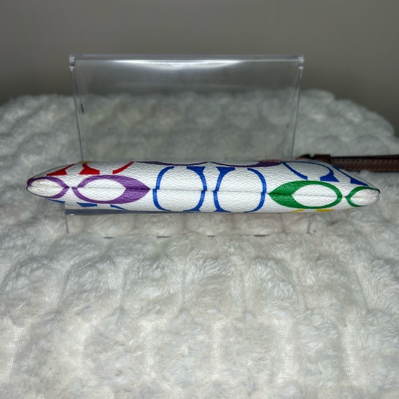 Coach Rainbow Signature Collection Wristlet - Picture 5 of 10
